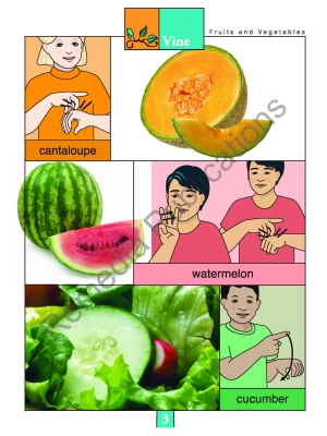 Fruits & Vegetables: Beginning Sign Language Series