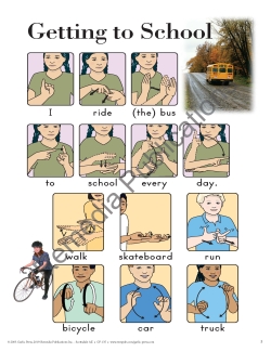 School Signs: Sign Language Flip Charts School Signs: Sign Language Flip Charts