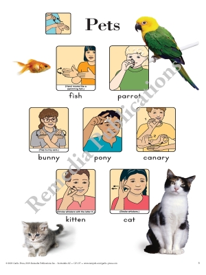 Animal Signs: Sign Language Chart Animal Signs: Sign Language Chart