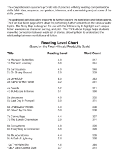 Thunderstorms - Paired Fiction &amp; Nonfiction Stories: Comprehension Activities