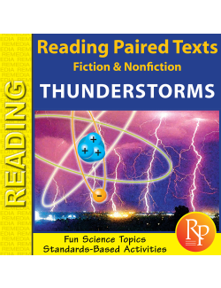 Thunderstorms - Paired Fiction &amp; Nonfiction Stories: Comprehension Activities