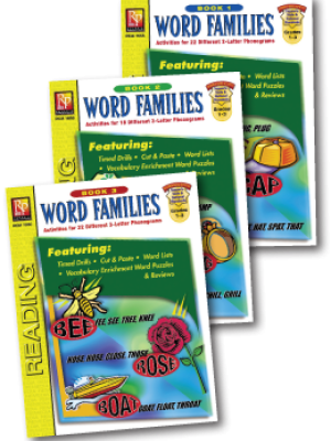 Word Families (3-Book Set) Word Families (3-Book Set)