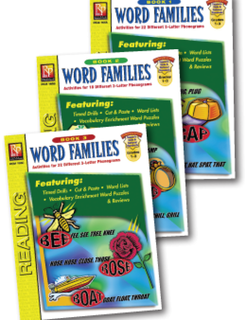 Word Families (3-Book Set)
