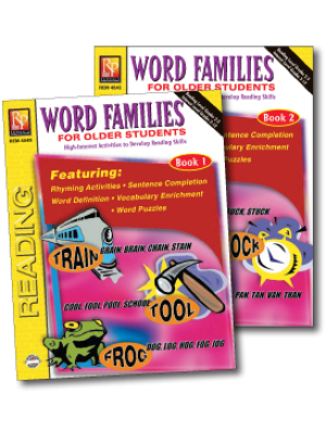 Word Families For Older Students (2-Book Set) Word Families For Older Students (2-Book Set)