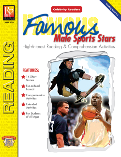 Celebrity Readers: Famous Male Sports Stars Celebrity Readers: Famous Male Sports Stars