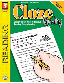 Cloze Reading (Rdg. Level 4) Cloze Reading (Rdg. Level 4)