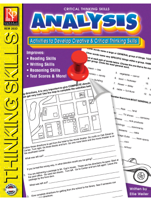 Critical Thinking Skills: Analysis Critical Thinking Skills: Analysis