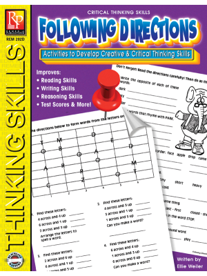 Critical Thinking Skills: Following Directions Critical Thinking Skills: Following Directions