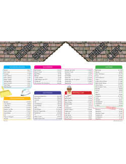 Department Store Math (Extra Price Lists) Department Store Math (Extra Price Lists)