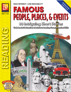 Famous People, Places &amp; Events