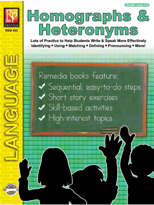 Homographs & Heteronyms Homographs & Heteronyms
