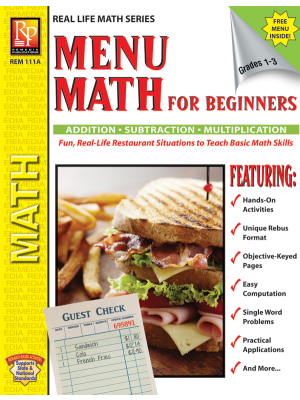 Menu Math for Beginners (Activity Book) Menu Math for Beginners (Activity Book)