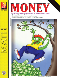 Money (Grades 1-2) Money (Grades 1-2)