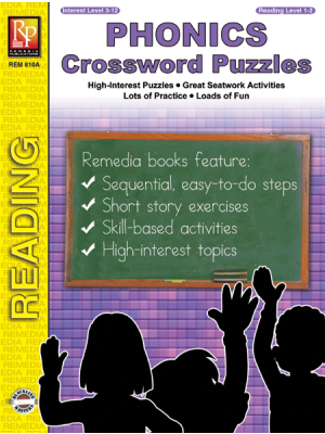Phonics Crossword Puzzles Phonics Crossword Puzzles