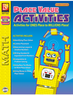 Place Value Activities Place Value Activities