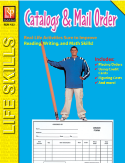 Practical Practice Reading: Catalogs &amp; Mail Order