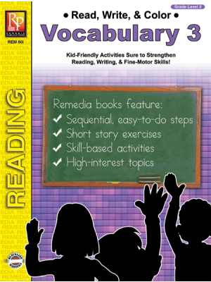 Read, Write, & Color: Vocabulary 3 Read, Write, & Color: Vocabulary 3