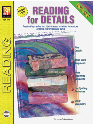 Specific Skills Series: Reading for Details (Reading Level 4) Specific Skills Series: Reading for Details (Reading Level 4)