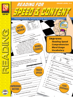 Reading for Speed & Content (Gr. 3-4) Reading for Speed & Content (Gr. 3-4)
