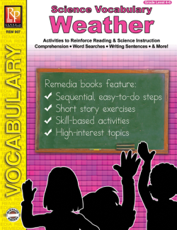 Science Vocabulary: Weather Science Vocabulary: Weather