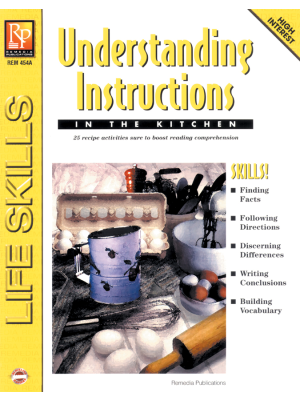 Understanding Instructions: In the Kitchen Understanding Instructions: In the Kitchen