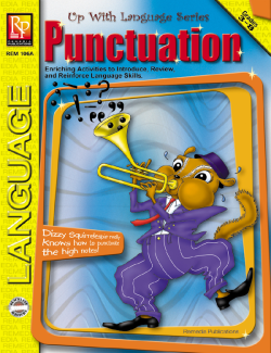 Up With Language Series: Punctuation