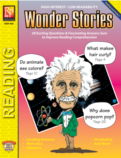 Wonder Stories (Reading Level 3) Wonder Stories (Reading Level 3)