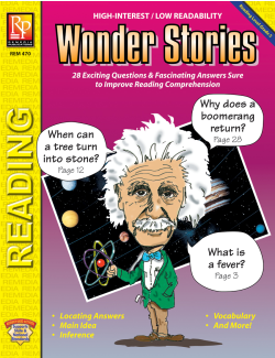 Wonder Stories (Reading Level 5) Wonder Stories (Reading Level 5)
