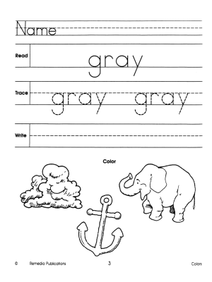 Readiness Skills Series 1: Colors Readiness Skills Series 1: Colors