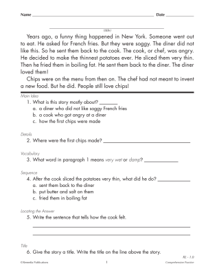 Skill-By-Skill Comprehension Practice (2-Book Set) Skill-By-Skill Comprehension Practice (2-Book Set)