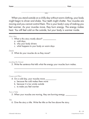 Skill-By-Skill Comprehension Practice (2-Book Set) Skill-By-Skill Comprehension Practice (2-Book Set)