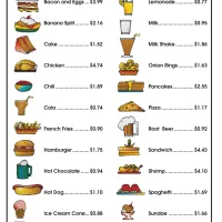 Menu Math for Beginners (Extra Menus)