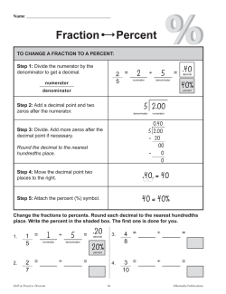Percents (2-Book Set) Percents (2-Book Set)