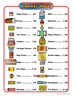 Market Math for Beginners (Extra Price Lists) Market Math for Beginners (Extra Price Lists)