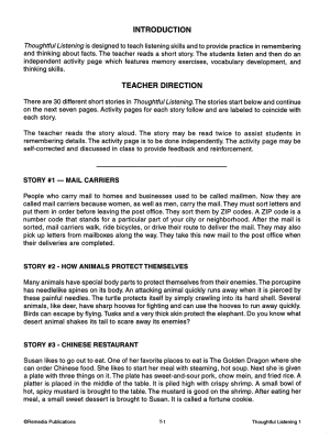 Thoughtful Listening (2-Book Set) Thoughtful Listening (2-Book Set)