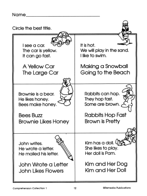 Comprehension Collection (6-Book Set) Comprehension Collection (6-Book Set)