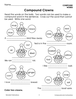 Easy Language Series: Compounds & Contractions Easy Language Series: Compounds & Contractions