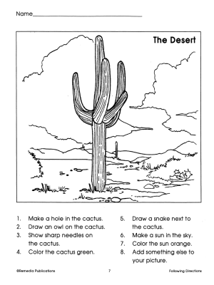Following Directions (Gr. 1-2) Following Directions (Gr. 1-2)