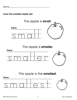 Readiness Skills Series 2: Size Comparisons