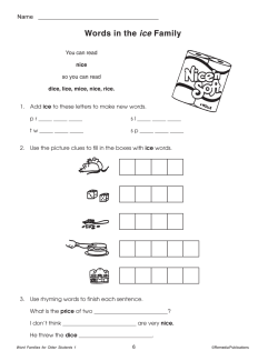 Word Families For Older Students (2-Book Set) Word Families For Older Students (2-Book Set)