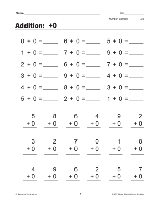 Easy Timed Math Drills (4-Book Set) Easy Timed Math Drills (4-Book Set)