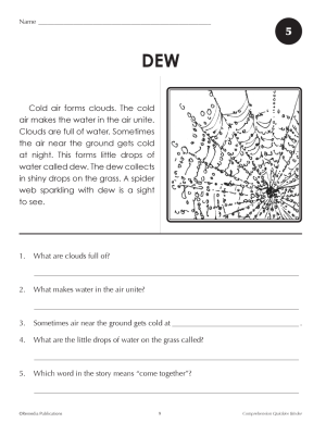 Comprehension Quickies (Binder & Resource Downloads) Comprehension Quickies (Binder & Resource Downloads)