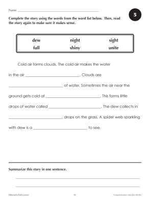 Comprehension Quickies (Binder & Resource Downloads) Comprehension Quickies (Binder & Resource Downloads)