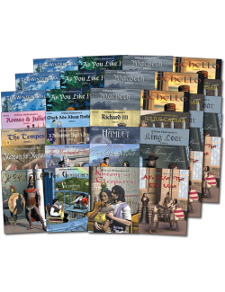 Easy Reading Shakespeare: Reading Level 2-5 (60-Book Set)