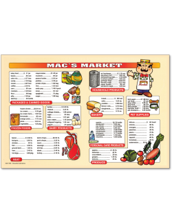 Market Math Set (Book & Extra Menus) Market Math Set (Book & Extra Menus)