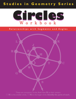 Circles: Studies in Geometry Series Circles: Studies in Geometry Series