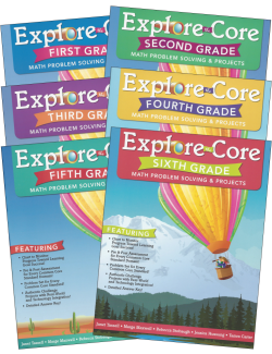 Explore the Core: Math Problem Solving &amp; Projects (6-Book Set)