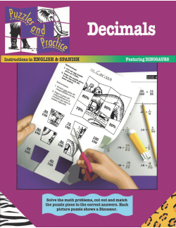 Puzzles & Practice: Decimals Puzzles & Practice: Decimals
