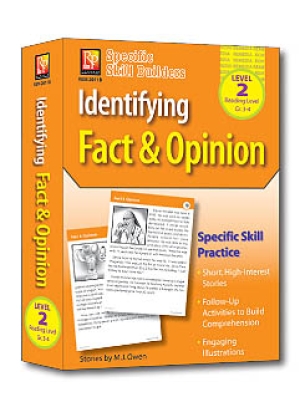 Specific Skill Builders Story Cards: Level 2 (Identifying Fact & Opinion) Specific Skill Builders Story Cards: Level 2 (Identifying Fact & Opinion)