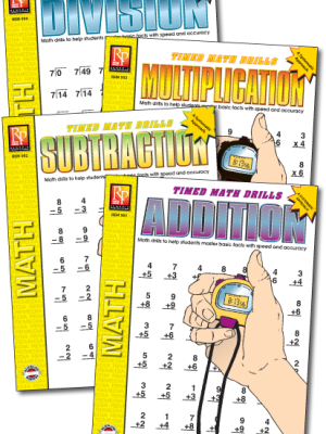 Timed Math Drills (4-Book Set) Timed Math Drills (4-Book Set)